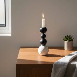 Stone Candleholder S